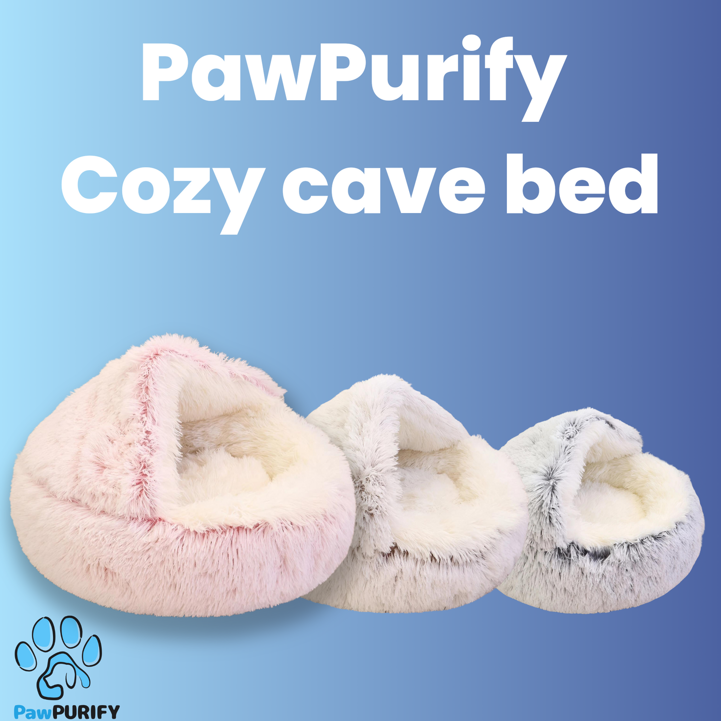 Cozy CaveBed - PawPurify