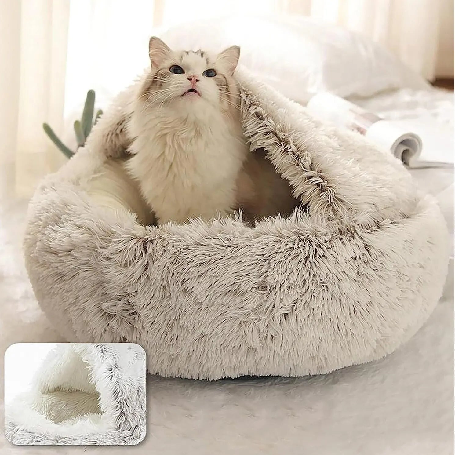 Cozy CaveBed - PawPurify